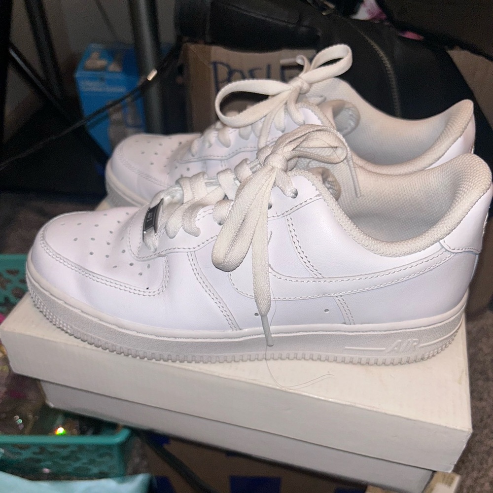 Nike Air Force One Shoes White EUC
